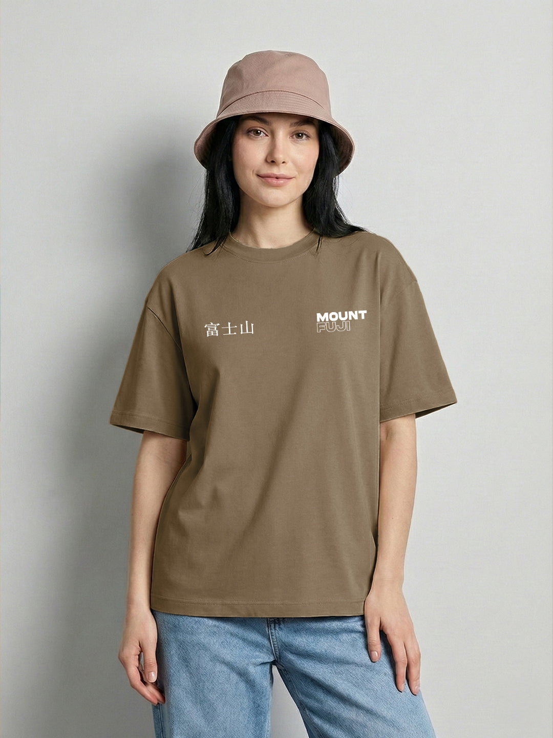 Mount Fuji Oversized Fit Women Tee