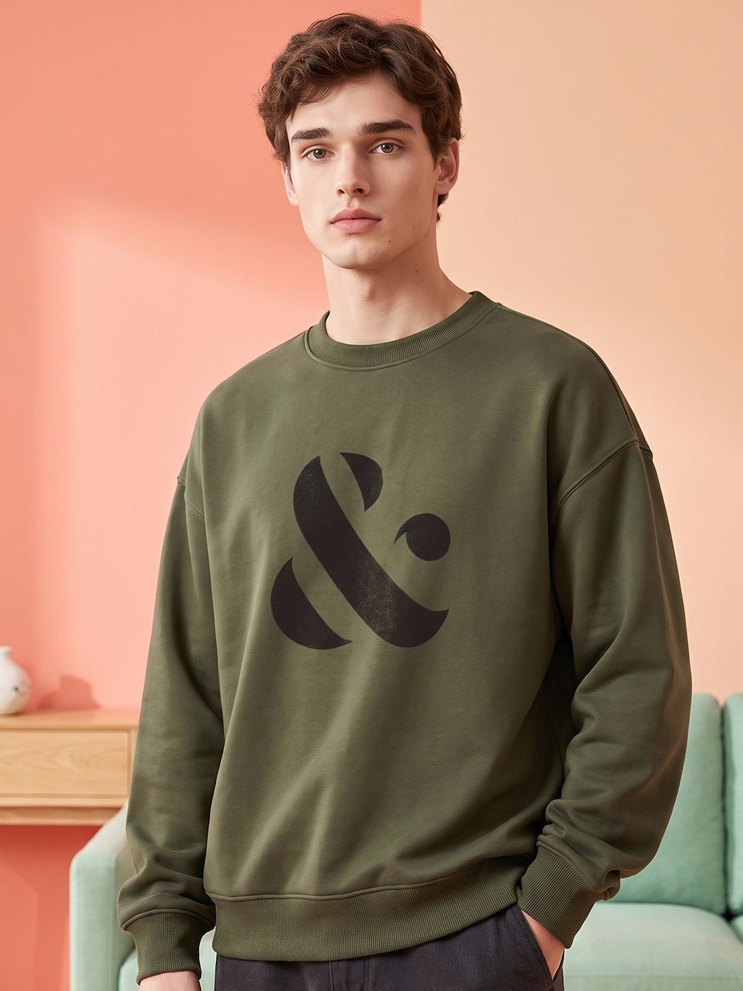 And Life Goes On Oversized  Sweatshirt