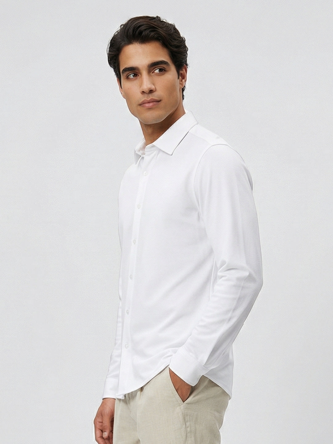 Full Sleeves Knitted Shirt