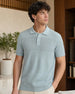 Multi Textured Polo T-Shirt