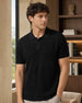 Multi Textured Polo T-Shirt