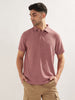 Matrix Poly Textured Polo T-Shirt