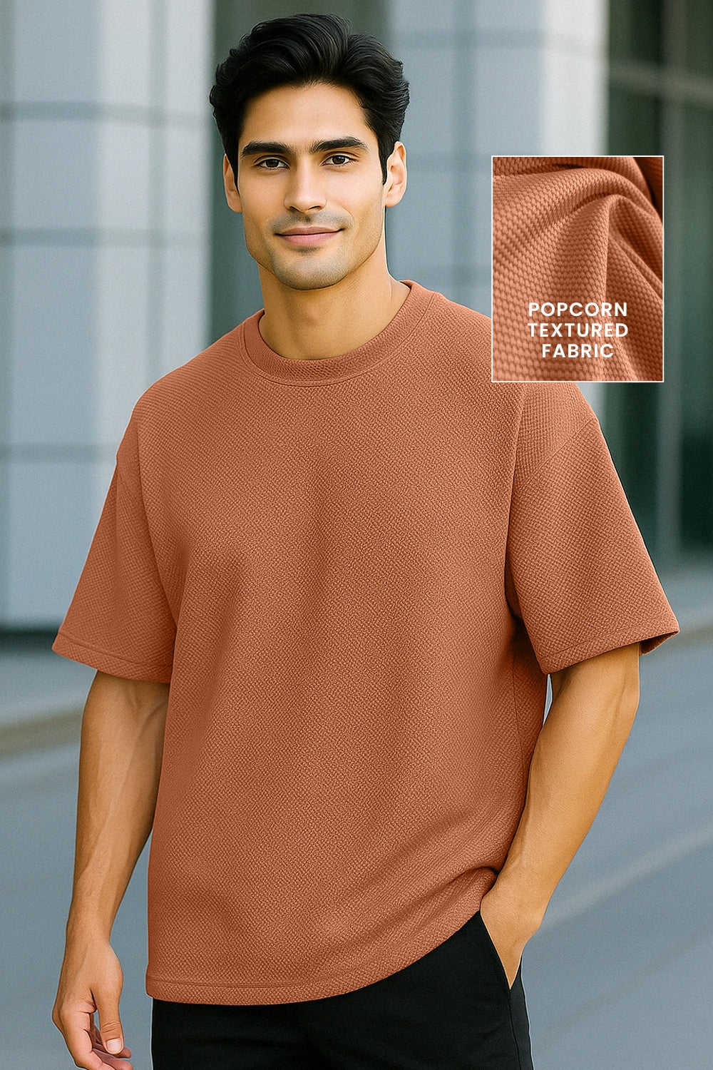 Popcorn Textured T-shirts