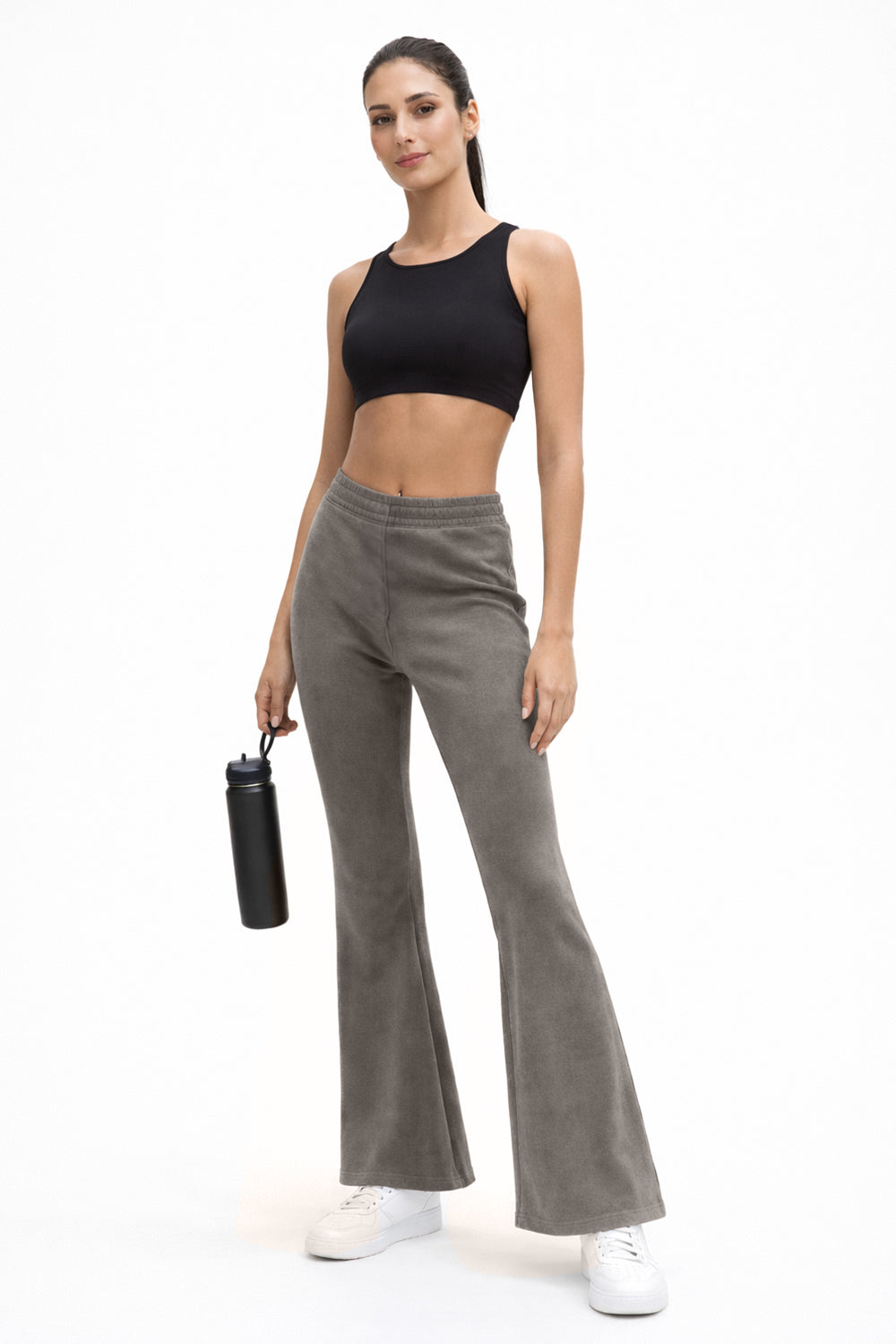 Flared Terry Pants