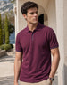 Contrast Tipped Polo T-Shirt
