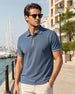 Contrast Tipped Polo T-Shirt