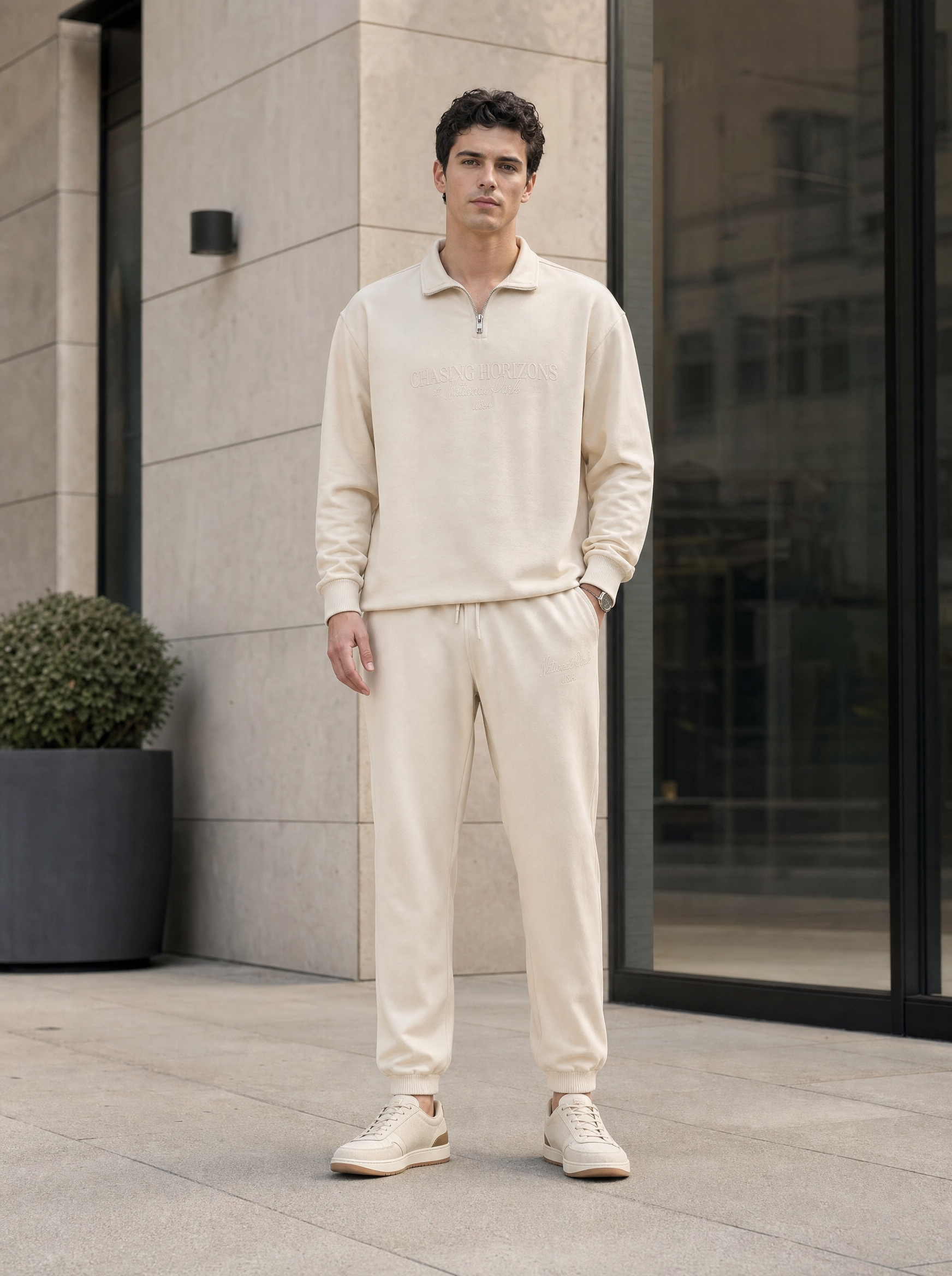 Chasing Horizons High Neck Oversized Co-ord Set