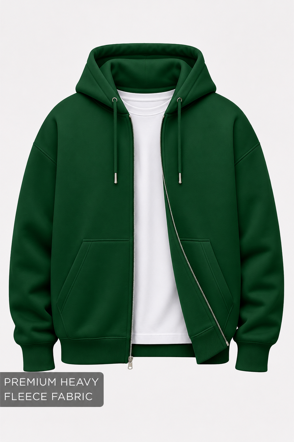 Premium Heavy-Fleece Zipper Hoodie
