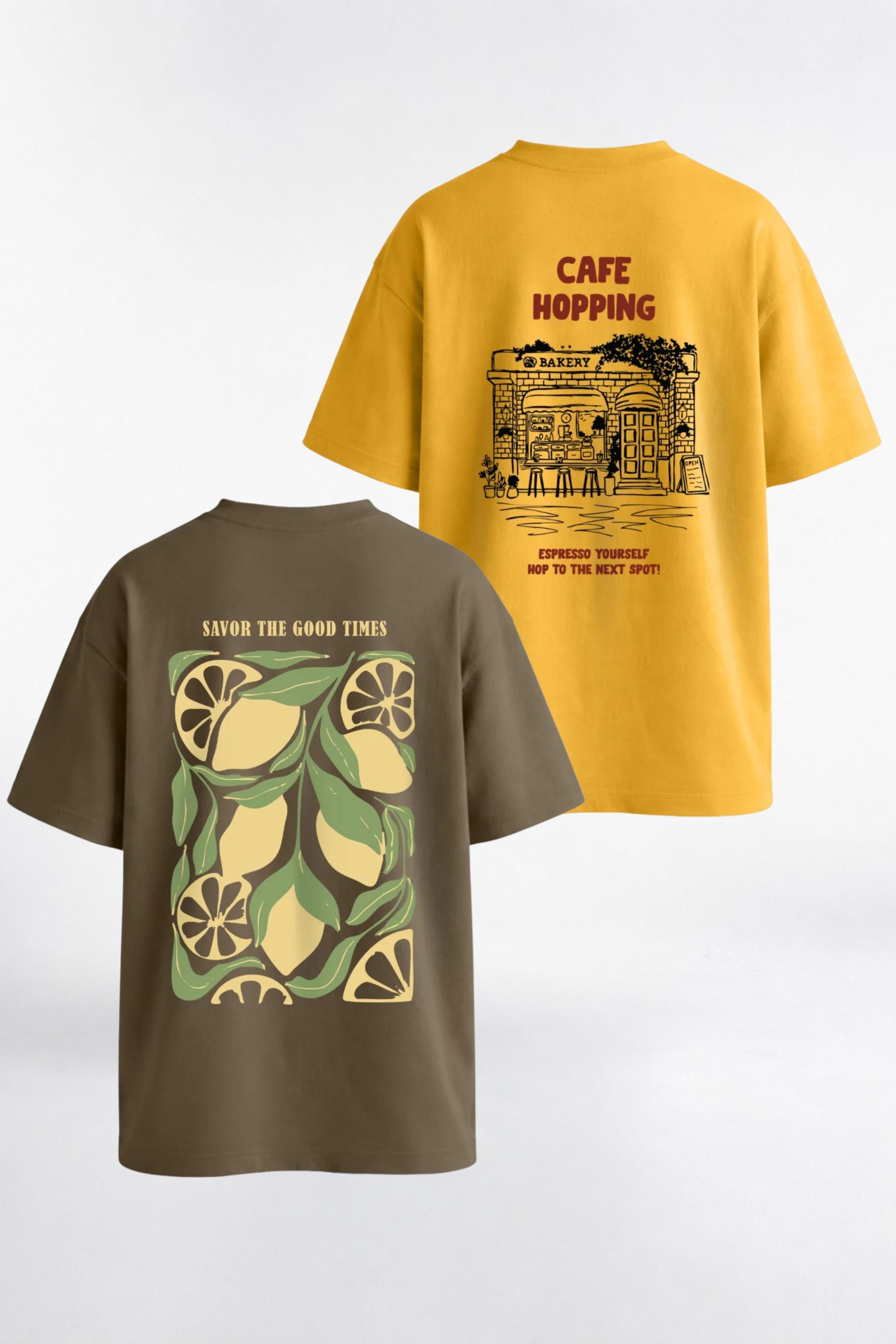 Pack of 2 Oversized Tees