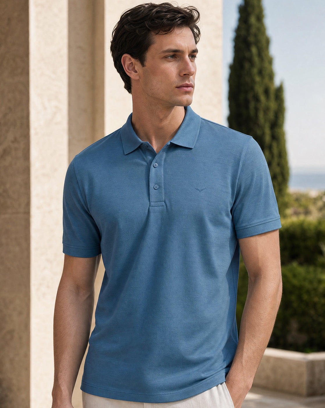 Mercerized Supima Cotton Polo T-Shirt