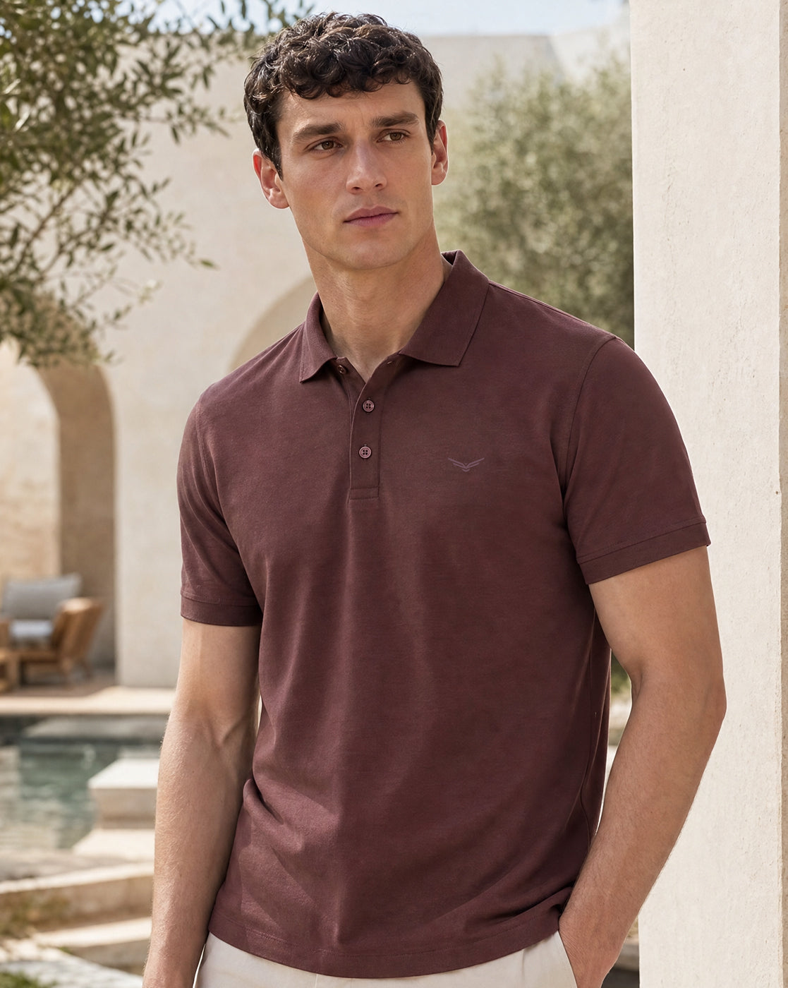 Mercerized Supima Cotton Polo T-Shirt