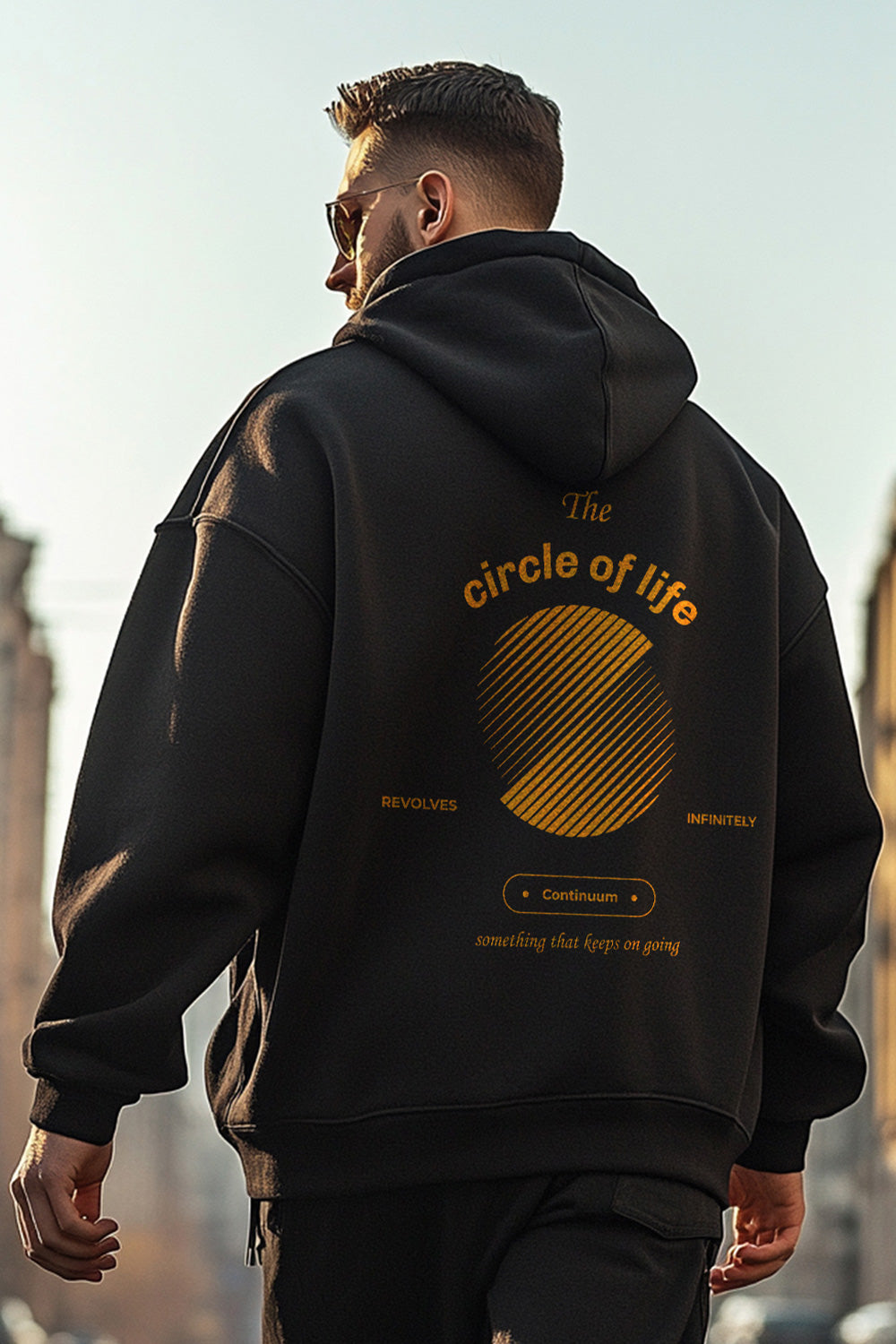 Circle Oversized Hoodie