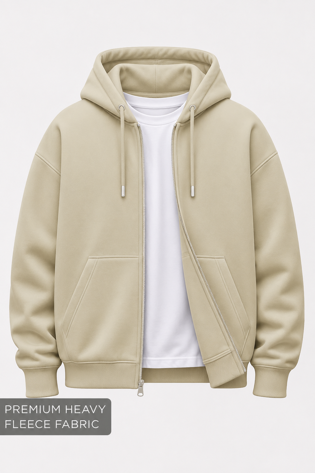 Premium Heavy-Fleece Zipper Hoodie