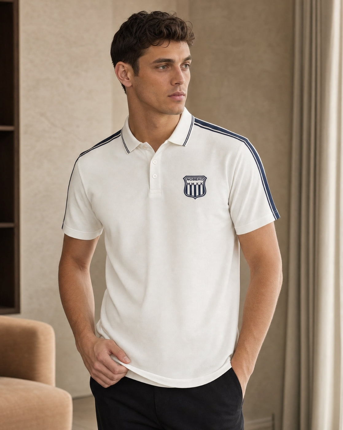 Varsity Crest Polo T-Shirt