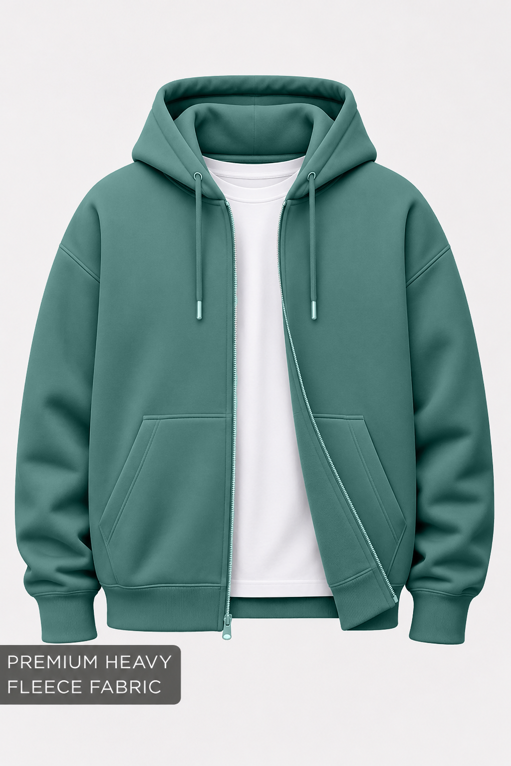 Premium Heavy-Fleece Zipper Hoodie