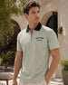 Zip Terry Polo T-Shirt