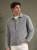 Men’s Regular Fit Knitted Suede Shacket