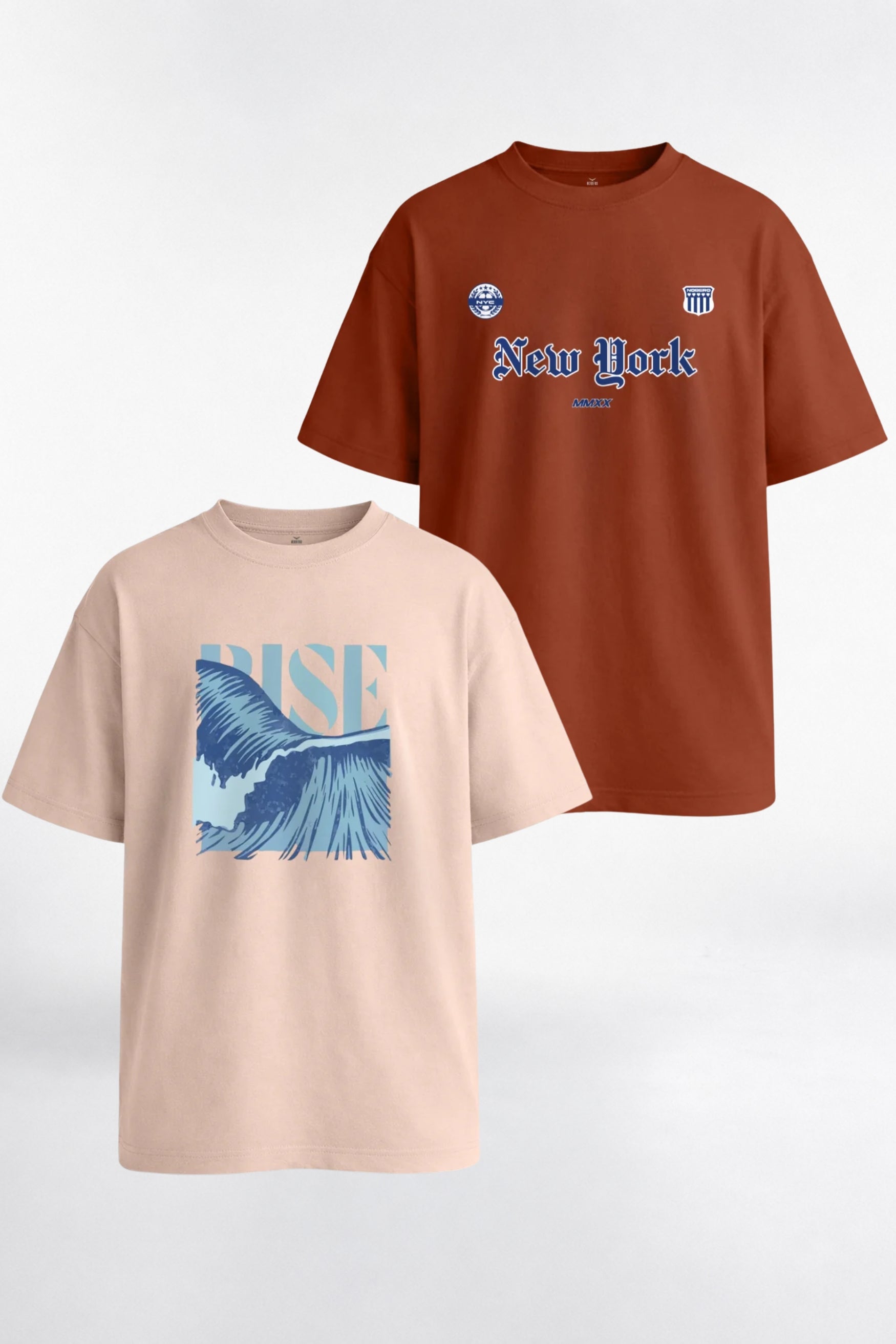 Pack of 2 Oversized Tees
