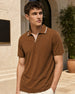 Tipped Johnny Collar Polo