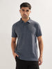 Matrix Poly Textured Polo T-Shirt