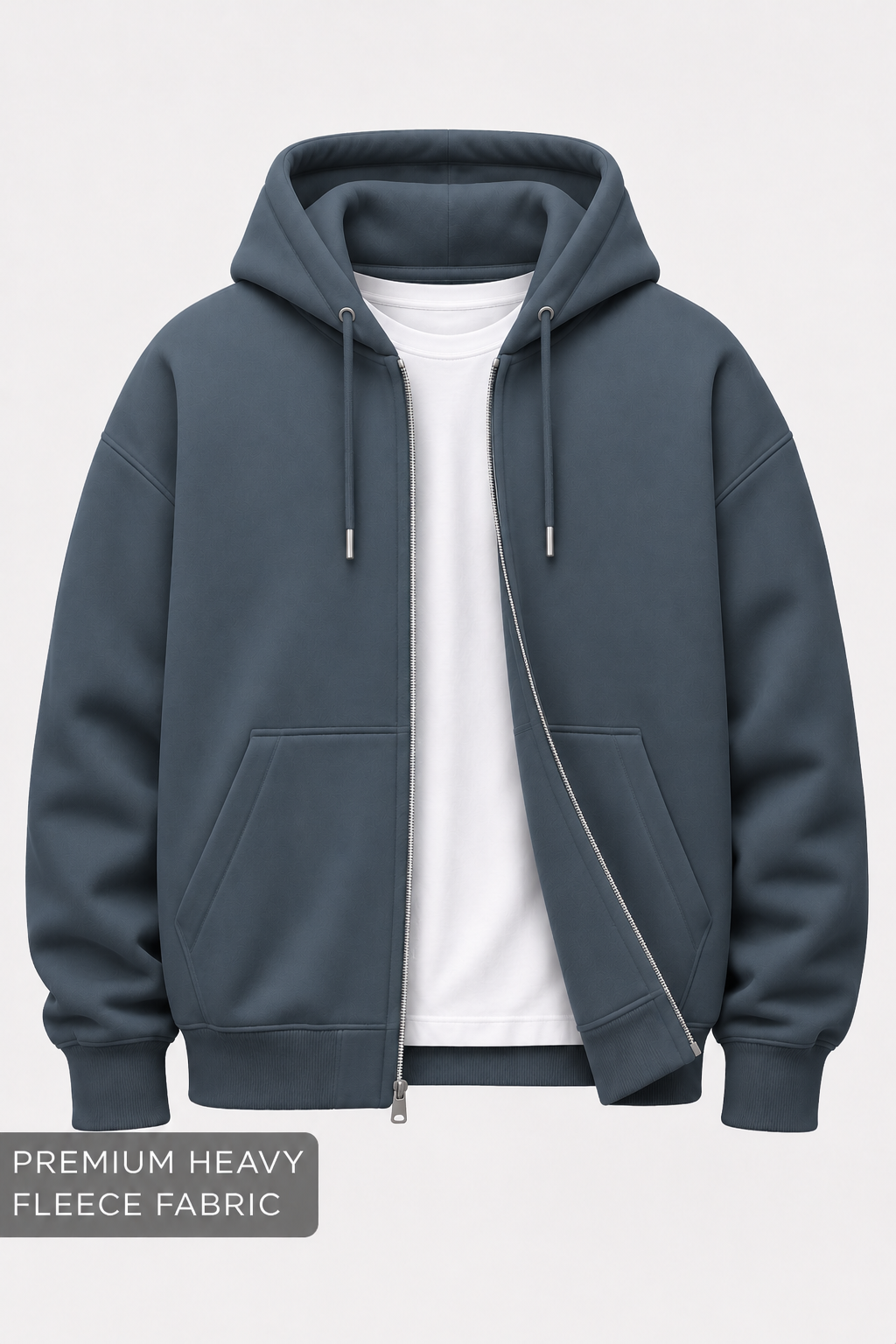Premium Heavy-Fleece Zipper Hoodie