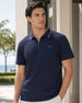 Zip Collar Polo T-Shirt