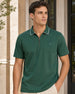 Zip Collar Polo T-Shirt