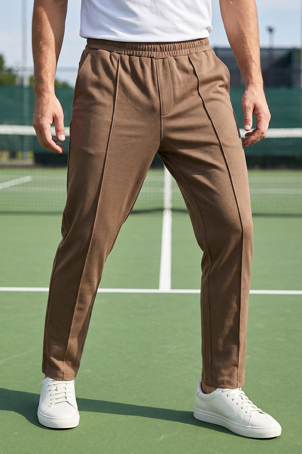 Straight Fit Interlock Joggers