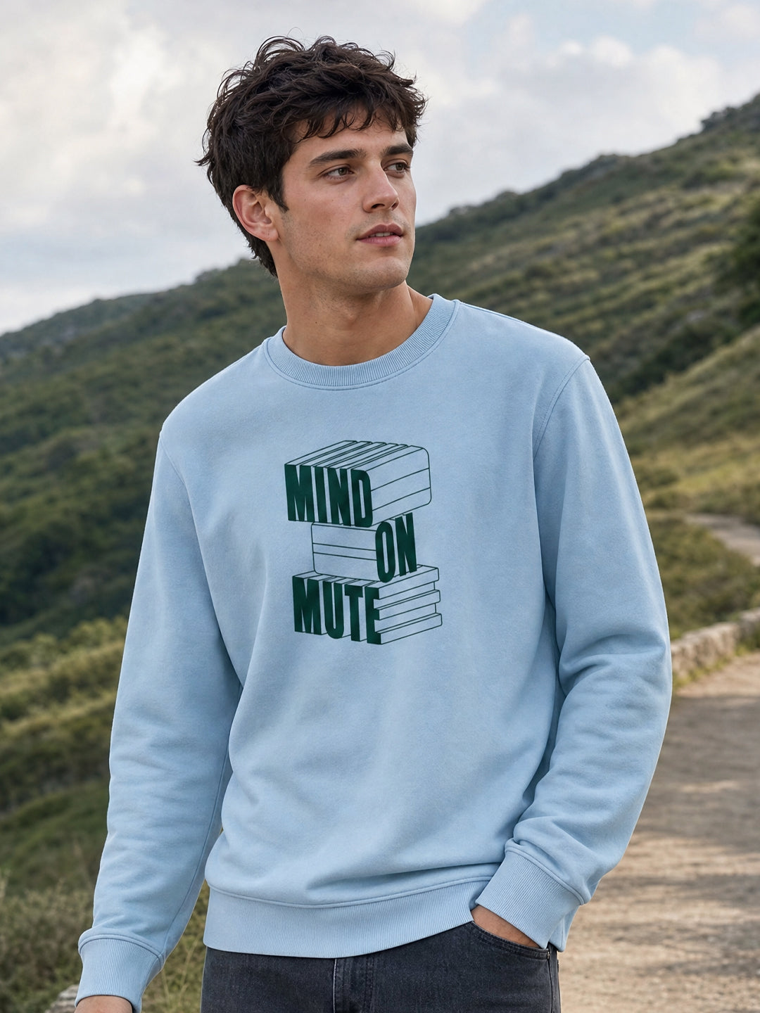 Mind On Mute Classic  Sweatshirt