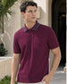 Striped Collar Polo T-Shirt