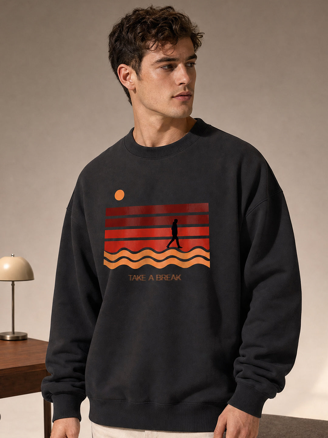 Take a Break Oversized  Sweatshirt