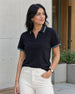 Johnny Collar Women Polo T-shirt