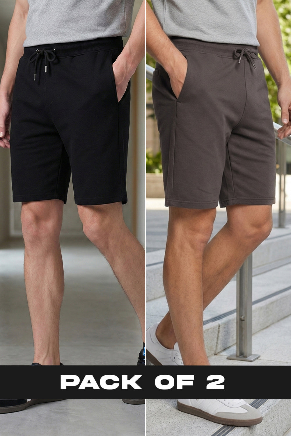 2-Pack Zip Pocket Shorts