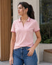 Johnny Collar Women Polo T-shirt