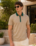 Zipper Collar Polo T-Shirt