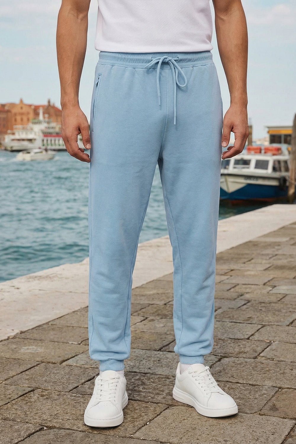 Zip-Pocket Joggers
