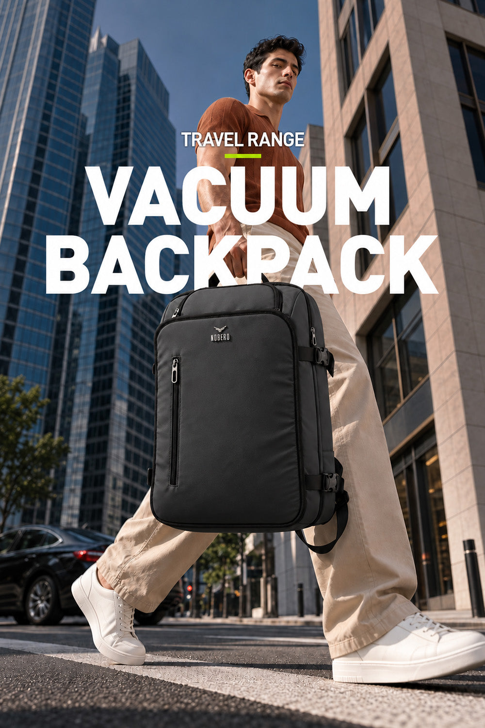Nobero Vacuum Compression Travel Backpack