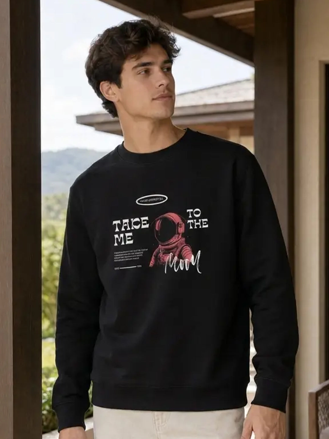Take Me To The Moon Classic  Sweatshirt
