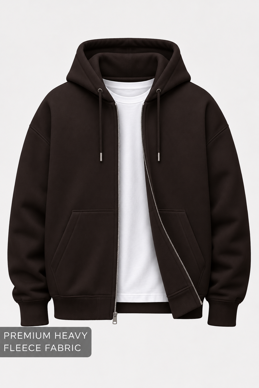 Premium Heavy-Fleece Zipper Hoodie