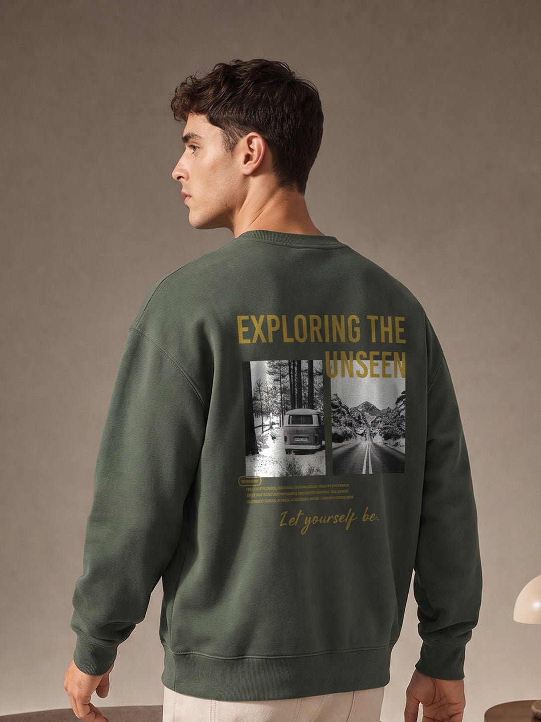 Exploring the unseen Oversized  Sweatshirt
