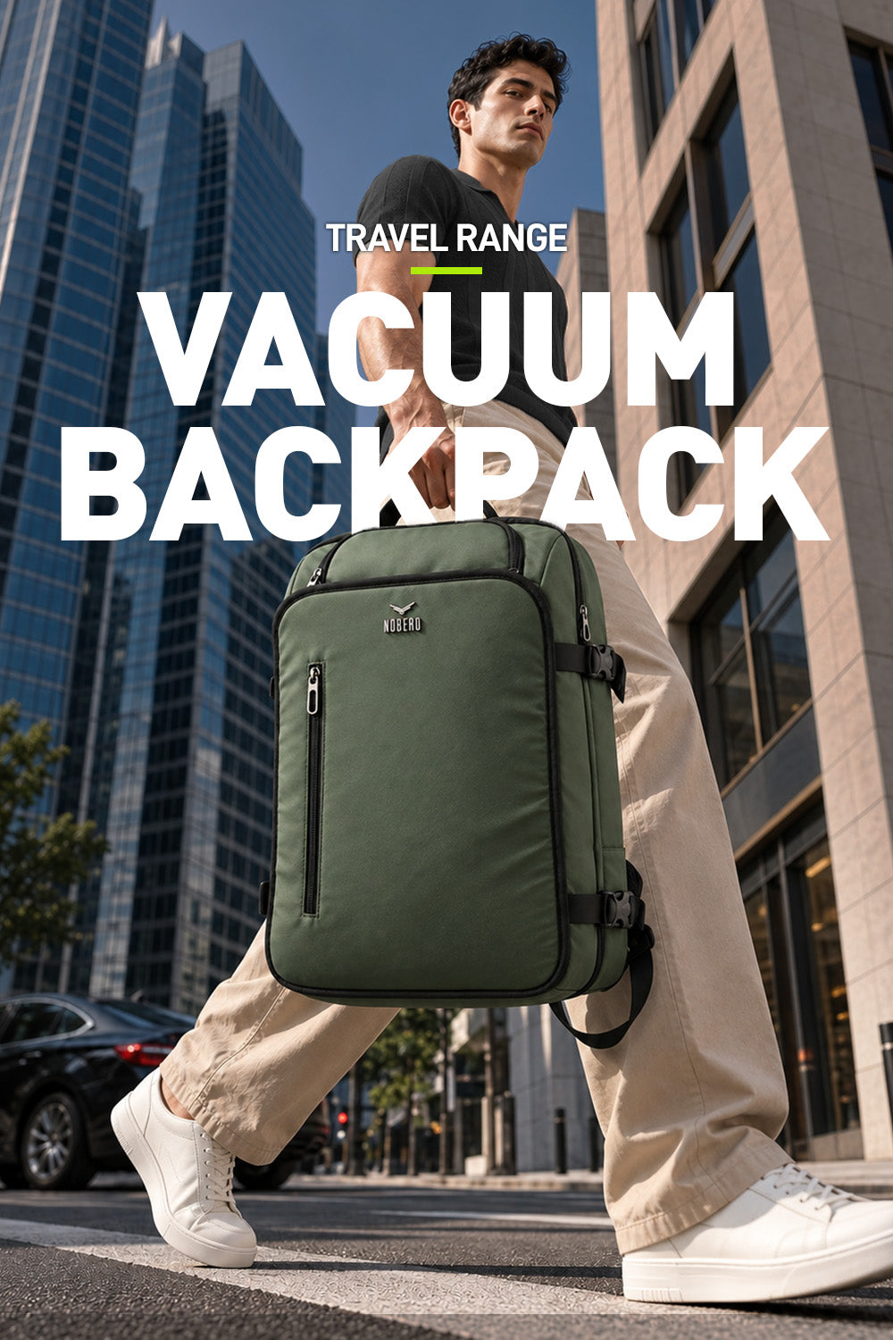 Nobero Vacuum Compression Travel Backpack