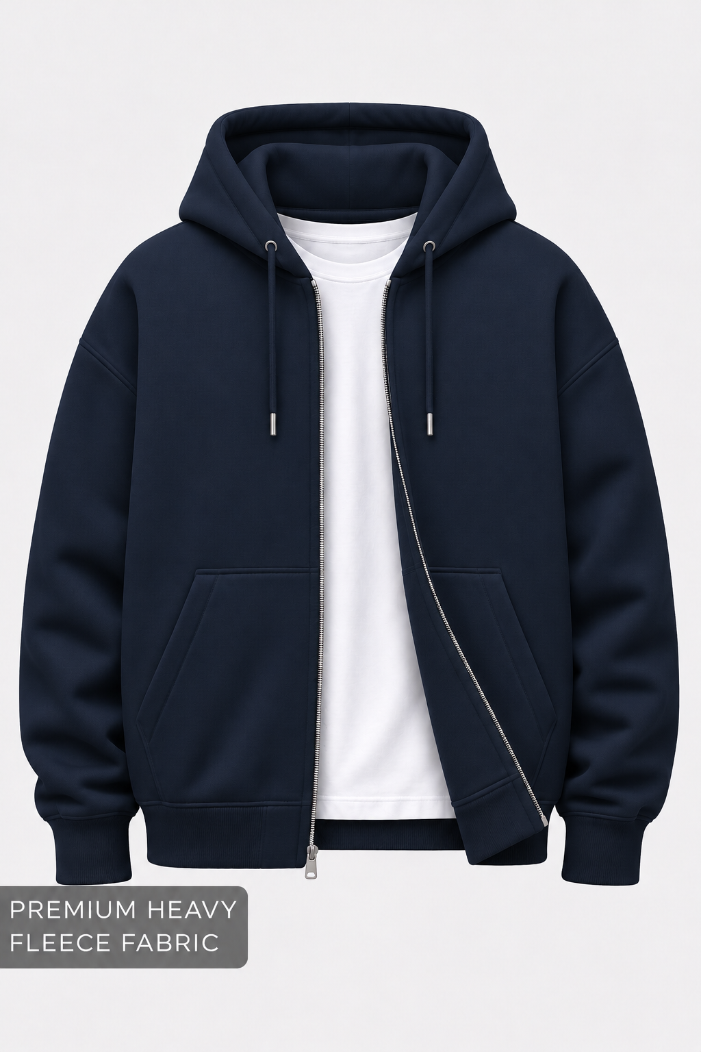 Premium Heavy-Fleece Zipper Hoodie