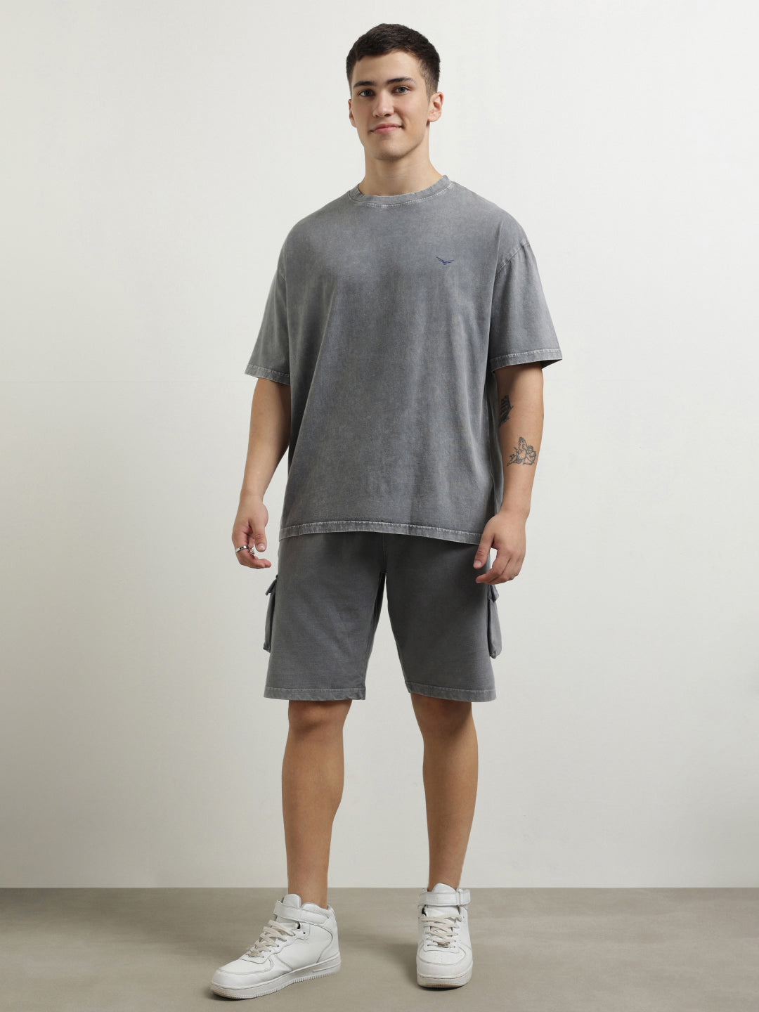 Oversized Cargo Shorts Co-ord