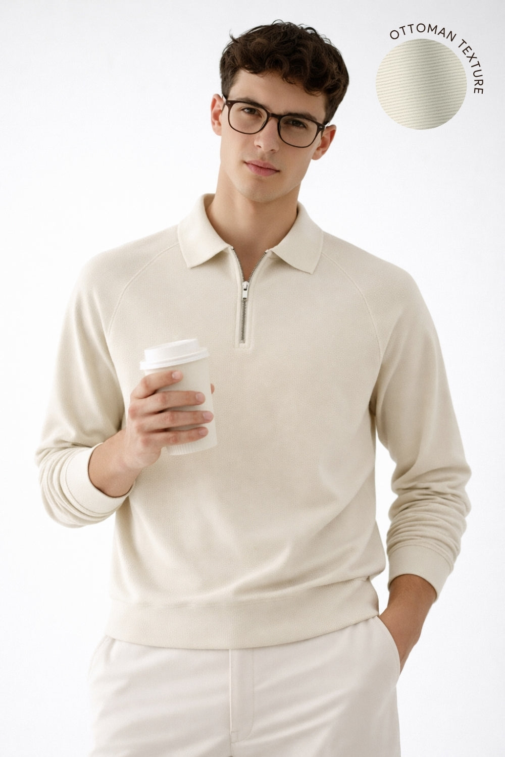 Ridge Zip Polo T-Shirt