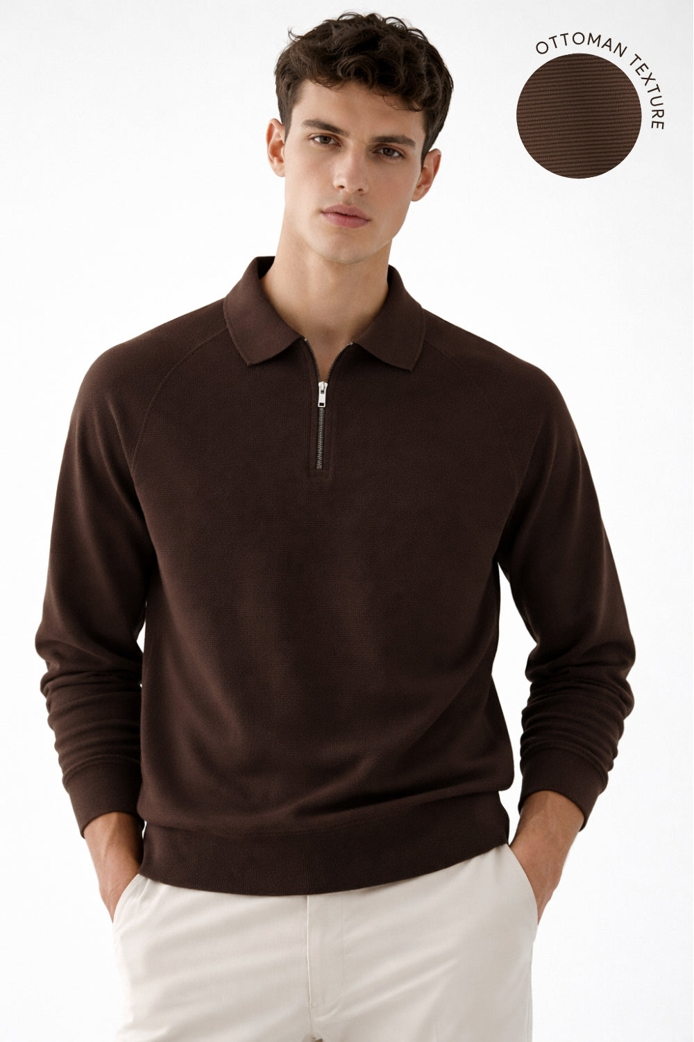 Ridge Zip Polo T-Shirt