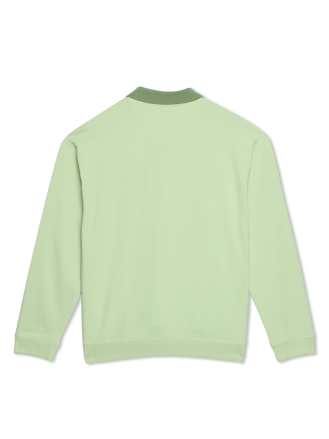 Quarter Zip Full Sleeve Polo T-Shirt