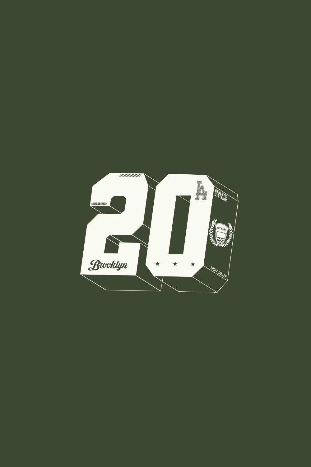 20 - LA - Brooklyn Classic Fit T-Shirt