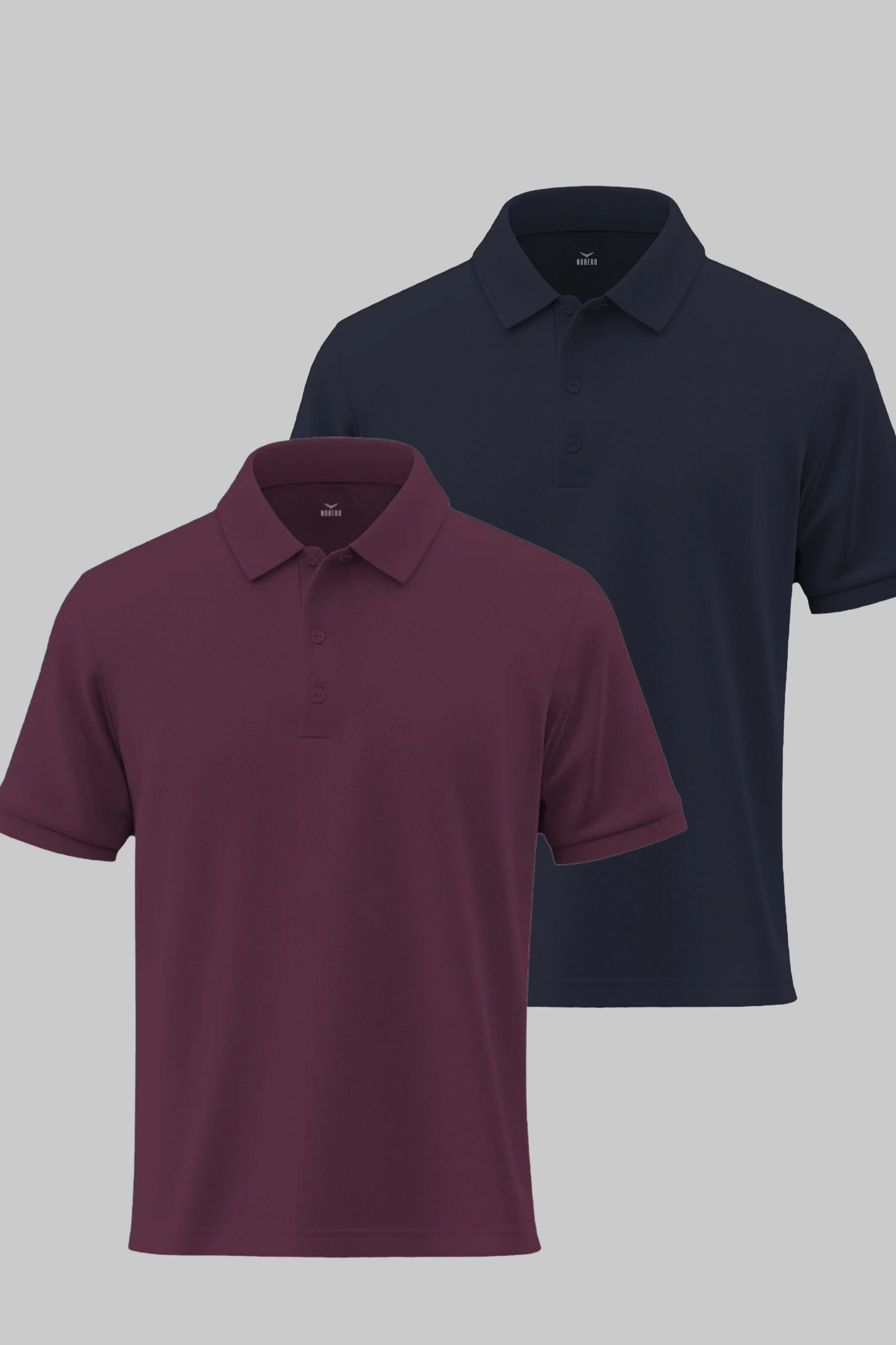 Nobero Classic Polo T-Shirt Pack of 2