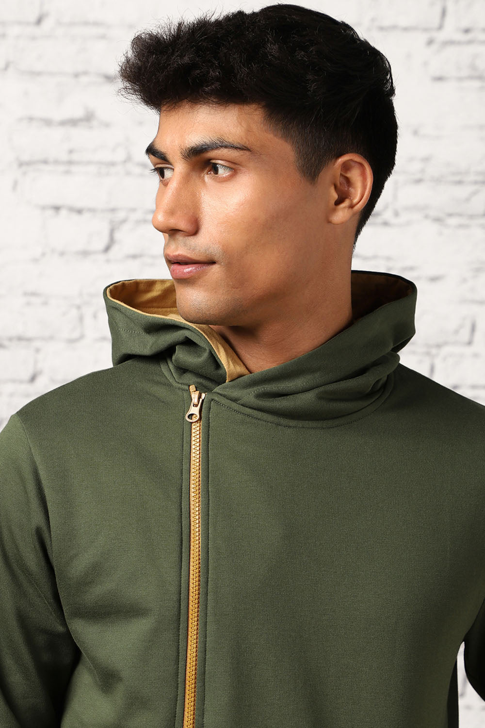 BELIEVE Half Zipper Hoodie
