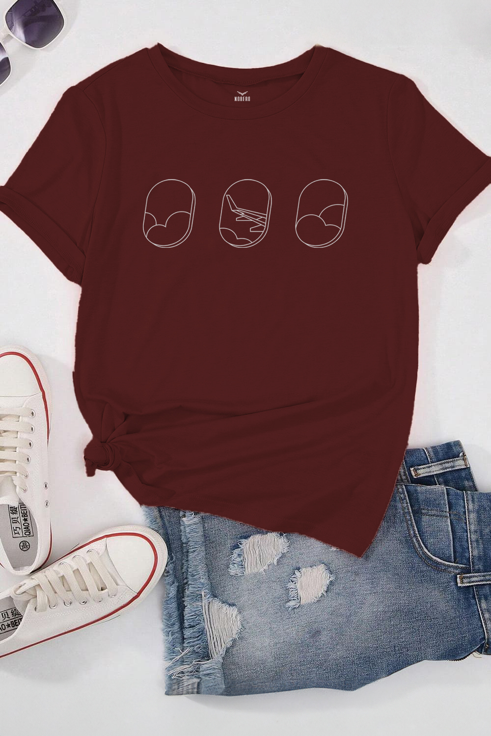 Boyfriend Airplane view Classic Fit T-Shirt